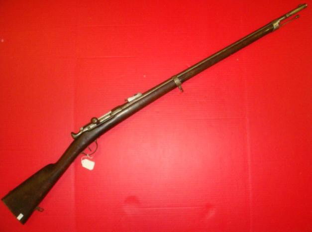 French Chassepot "Fusil Modele 1866" Infantry Rifl: French Chassepot "Fusil Modele 1866" Infantry Rifle: The Firearm of French Infantry in the Franco Prussian War and the First Modern Military Bolt Action Rifle. 32 1/2" Barrel. Numerous Markings, Found