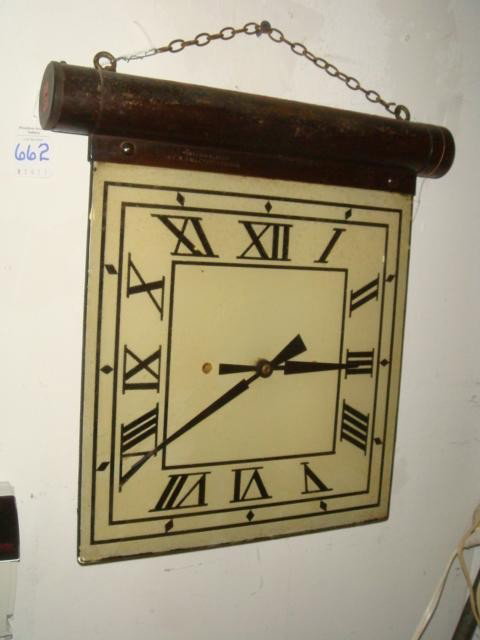 INTERNALITE KFM Company Wall Clock:: Wall Clock is 11" Square with Glass Front, Battery Operated. (100-200)