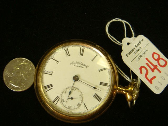 American Watch Co. Waltham Pocket Watch: American Watch Co. Waltham Pocket Watch: Serial Number 3506688. Case Marked Philadelphia Watch Case Co. 9210261. (200-350)