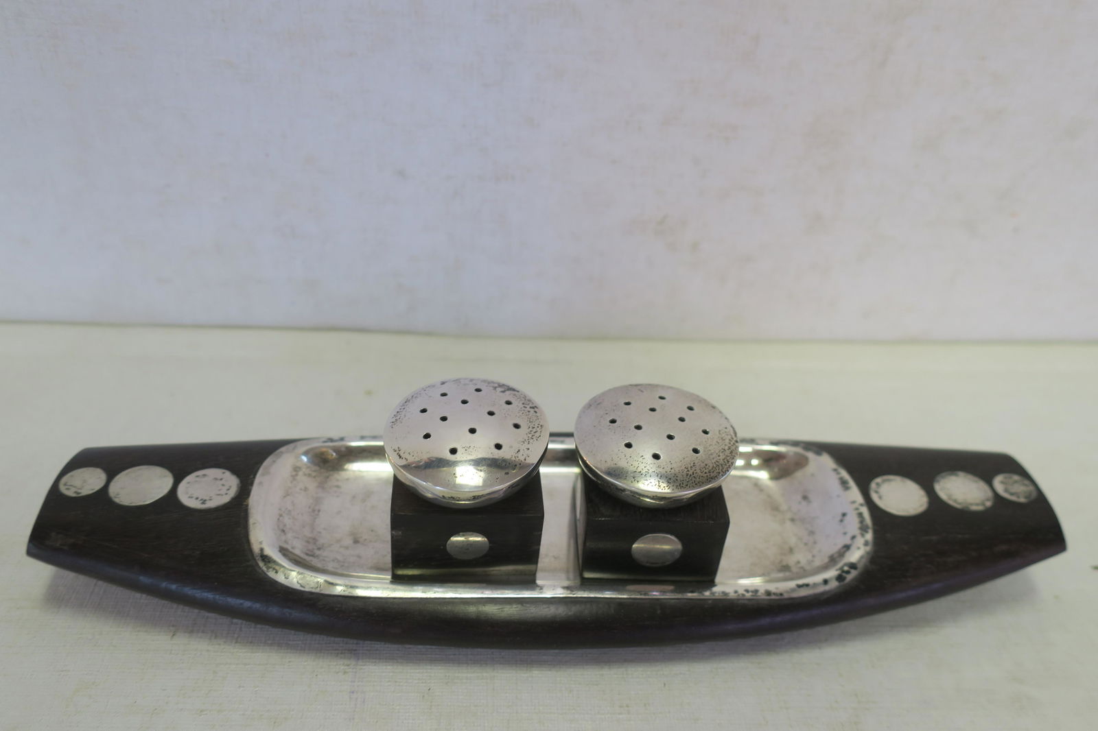 WILLIAN SPRATLING Mid-Century Rosewood & Sterling: (1 of 3)