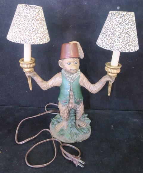 Bell Hop Monkey Double Table Lamp by Define LTD: (1 of 3)