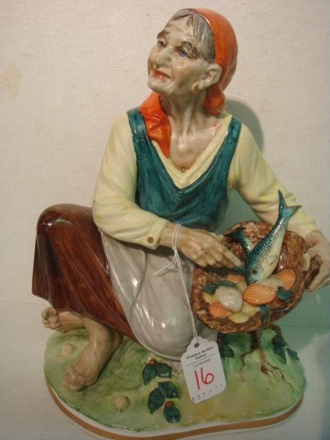 SANDIZELL PORCELAIN FACTORY Gypsy Woman Figurine