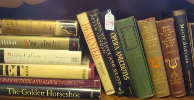 OPERA DIVAS and Places, 15 Books:: OPERA DIVAS and Places, 15 Books: Joan Sutherland, Maria Callas, Astrid Varney, & Prima Donnas, The Met and the Golden Horseshoe, Annocedents and Stories. Milton Cross Books on Music. (100-200)