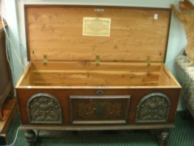 Ed Roos Forest Park Vintage Cedar Chest