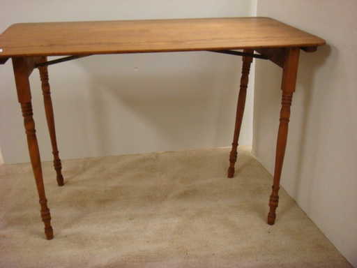 247: Vintage Folding Sewing Table: - 247: Vintage Folding Sewing Table: