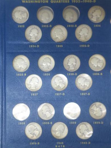 Eighty US WASHINGTON QUARTERS, Circulated Condition:: Eighty US WASHINGTON QUARTERS, Circulated Condition: 1932-1964, 90 % Pure Silver Coins .25 Ounces Each. Average Condition Very Good. Average Buying Price $7 Each. Melt Value $360.00, Starting bid $400