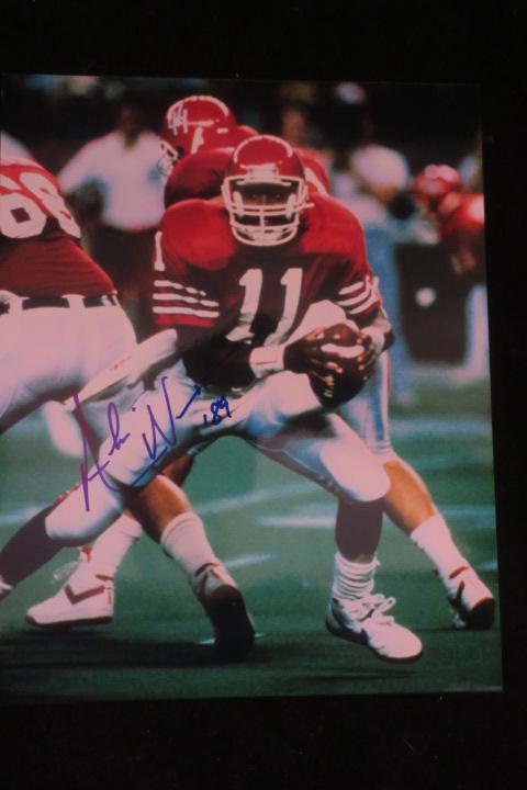 1989 Heisman Winner ANDRE WARE, Signed 8 x10 Photo: (1 of 3)