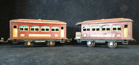 LIONEL Pre-War 629 PULLMAN & 630 OBSERVATION Cars: