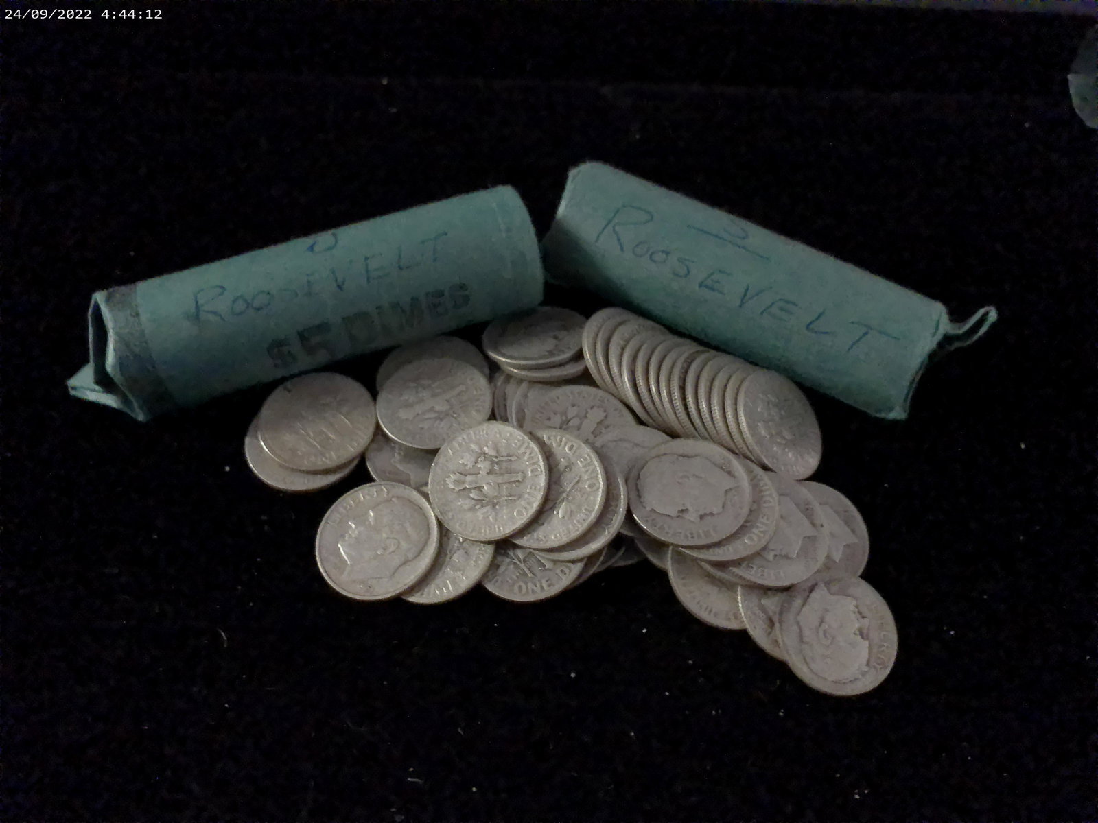 150 90% Silver ROOSEVELT DIMES 1946-1964: (1 of 2)