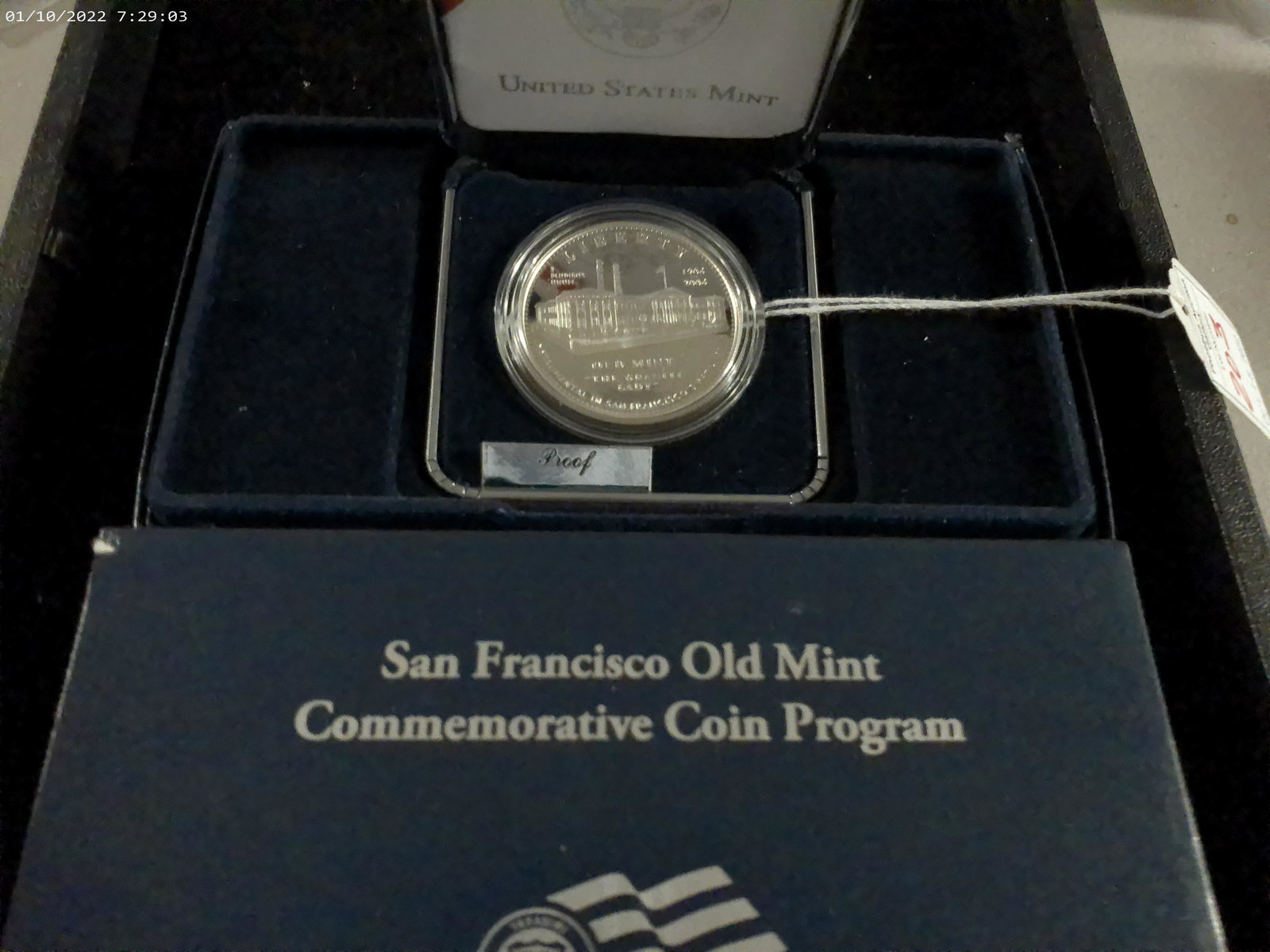 2006 SAN FRANCISCO OLD MINT COMMEMORATIVE SILVER COIN: (1 of 2)