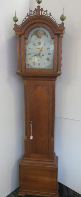 Rare JOSEPH LORING Antique Tall Case Clock: (1 of 7)