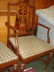 331: Set of Five Mahogany Pierced Splat Dining Chairs: - 2