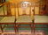 136: Set of Five Mahogany Pierced Splat Dining Chairs: