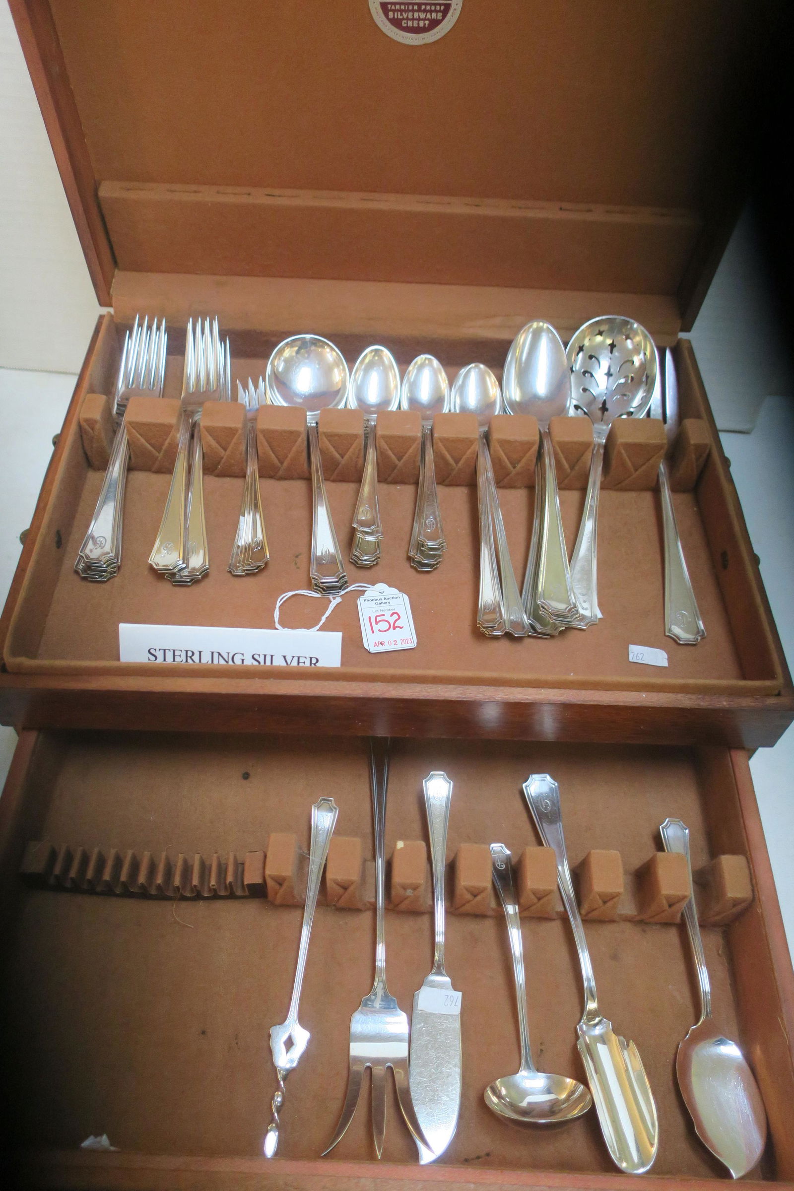 DURGIN "Fairfax" Sterling Silver Flatware: (1 of 3)