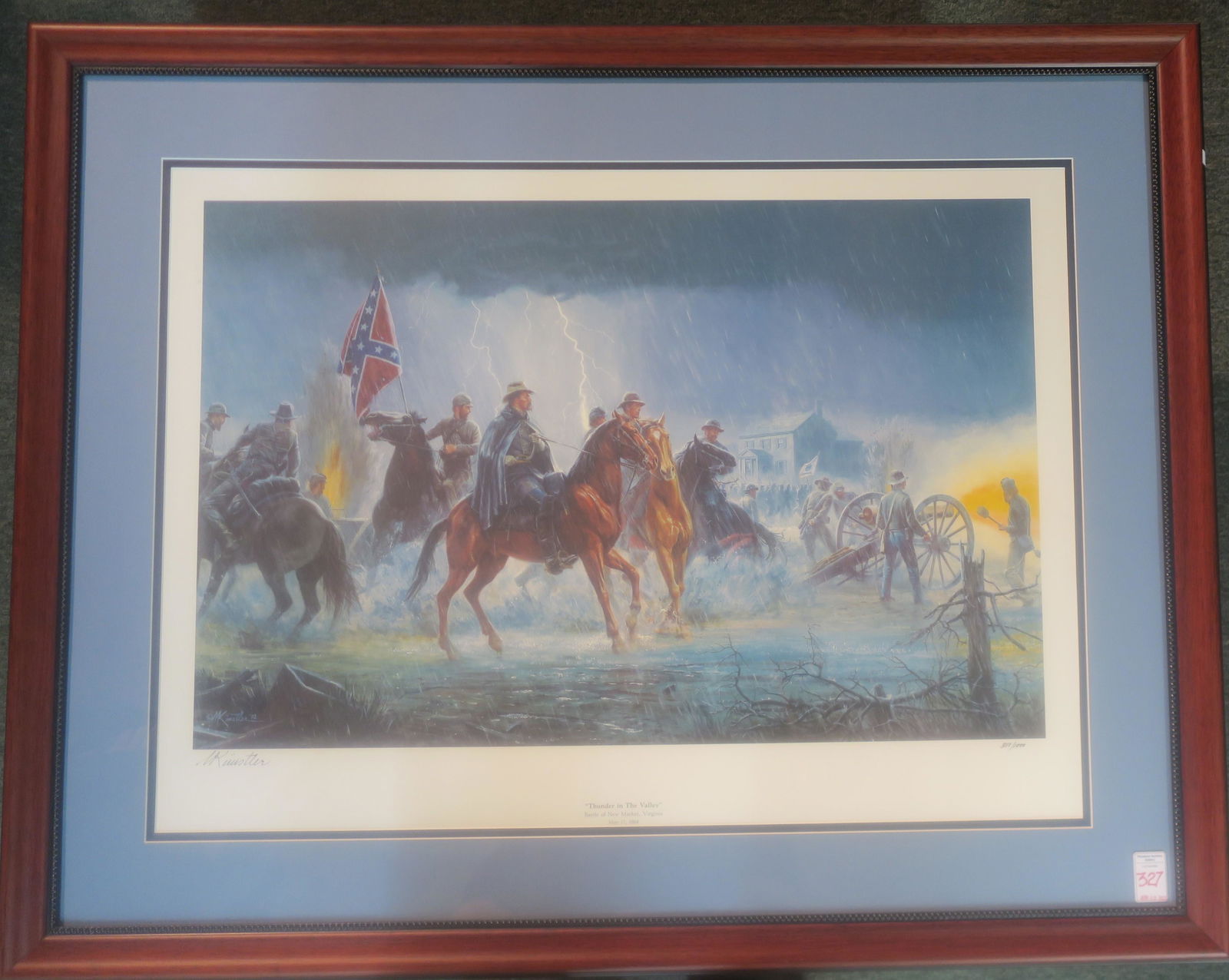 MORT KUNSTLER, Thunder in the Valley, S/N Print: (1 of 3)