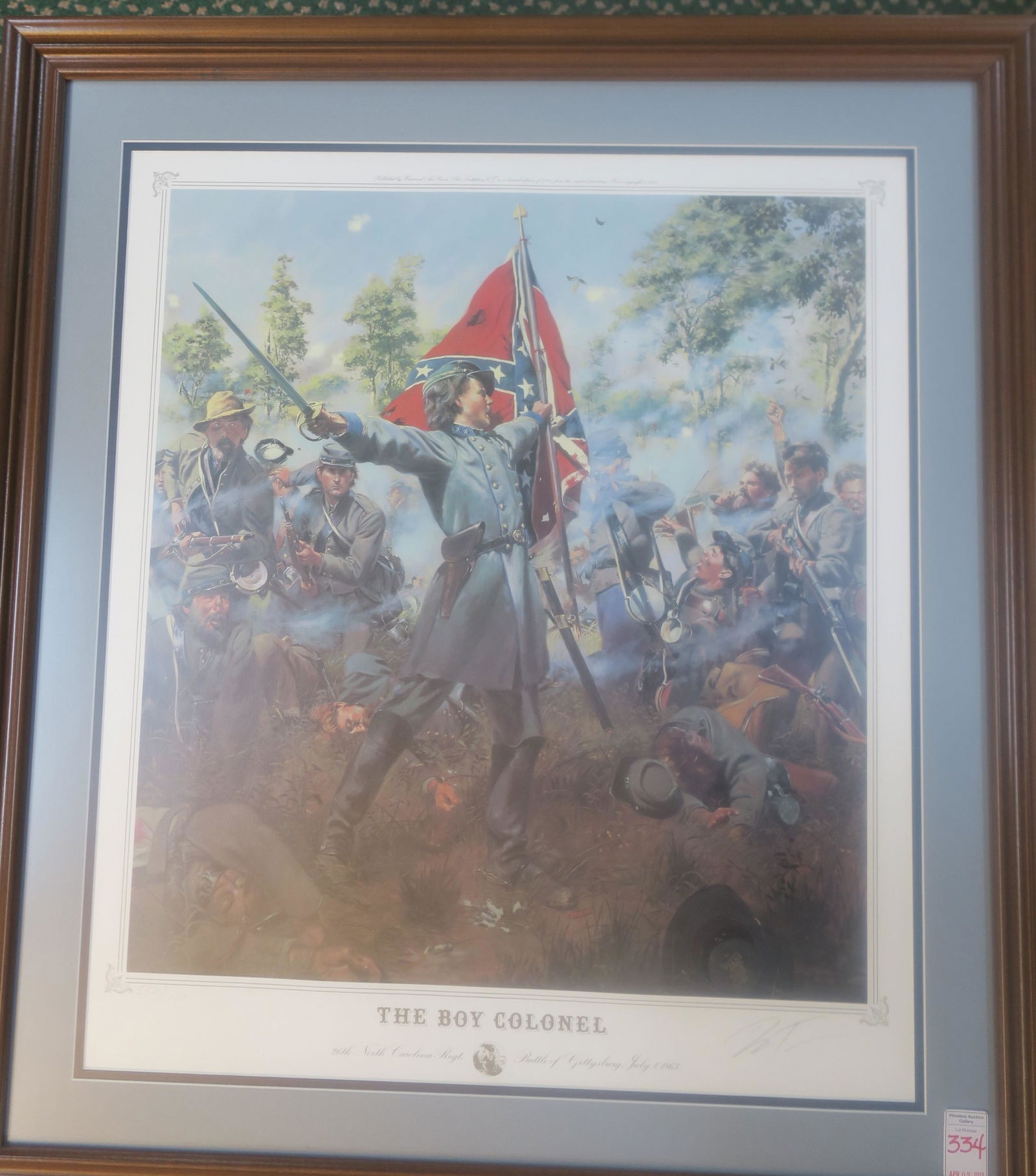 DON TROIANI, The Boy Colonel, S/N Framed Print: (1 of 3)