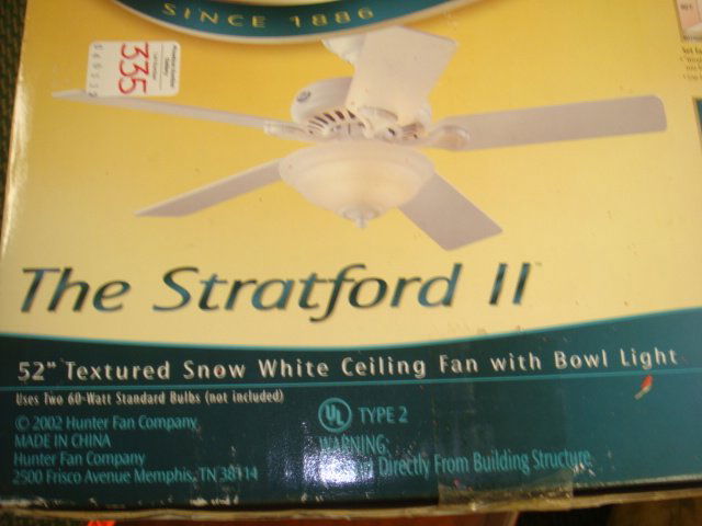 335 Hunter Stratford Ii 52 Ceiling Fan Apr 01 2012 Phoebus