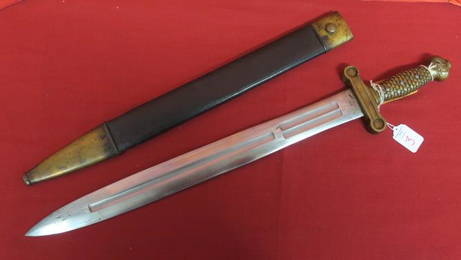 Model 1832 US FOOT ARTILLERY SWORD; N.P. AMES, 1839: