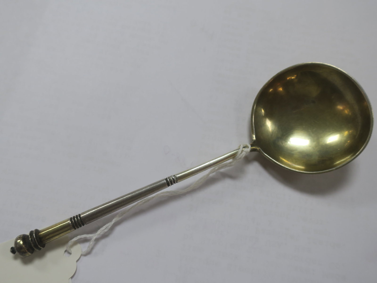 Antique Russian 84 Silver Caviar Spoon: (1 of 3)