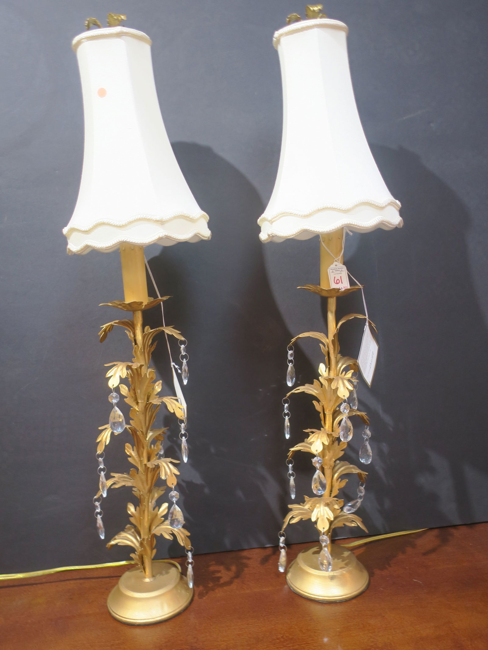 Pair of CHELSE HOUSE Handcrafted Table Lamps: (1 of 4)