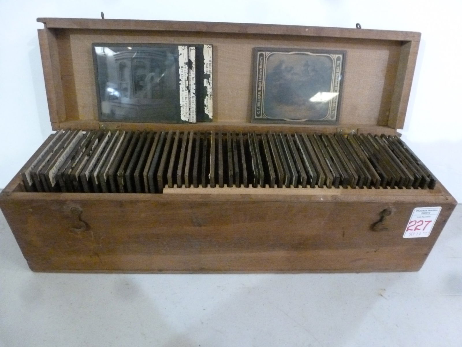 55 Magic Lantern Glass Slides; United States History: (1 of 6)