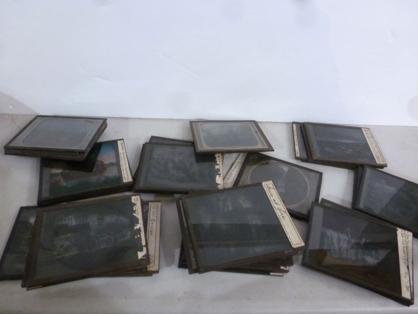 45 Magic Lantern Glass Slides; Miscellaneous Subjects: (1 of 6)