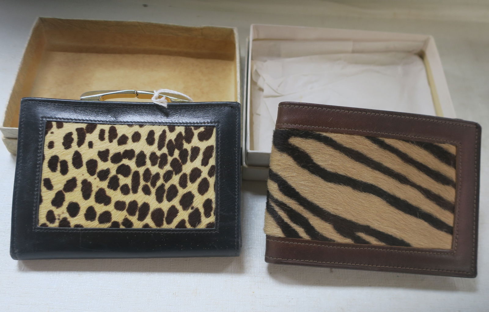 Two BOSCA Calfskin Wallets: (1 of 3)