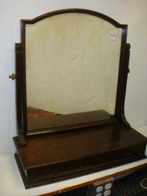 330 Single Drawer Table Top Shaving Mirror