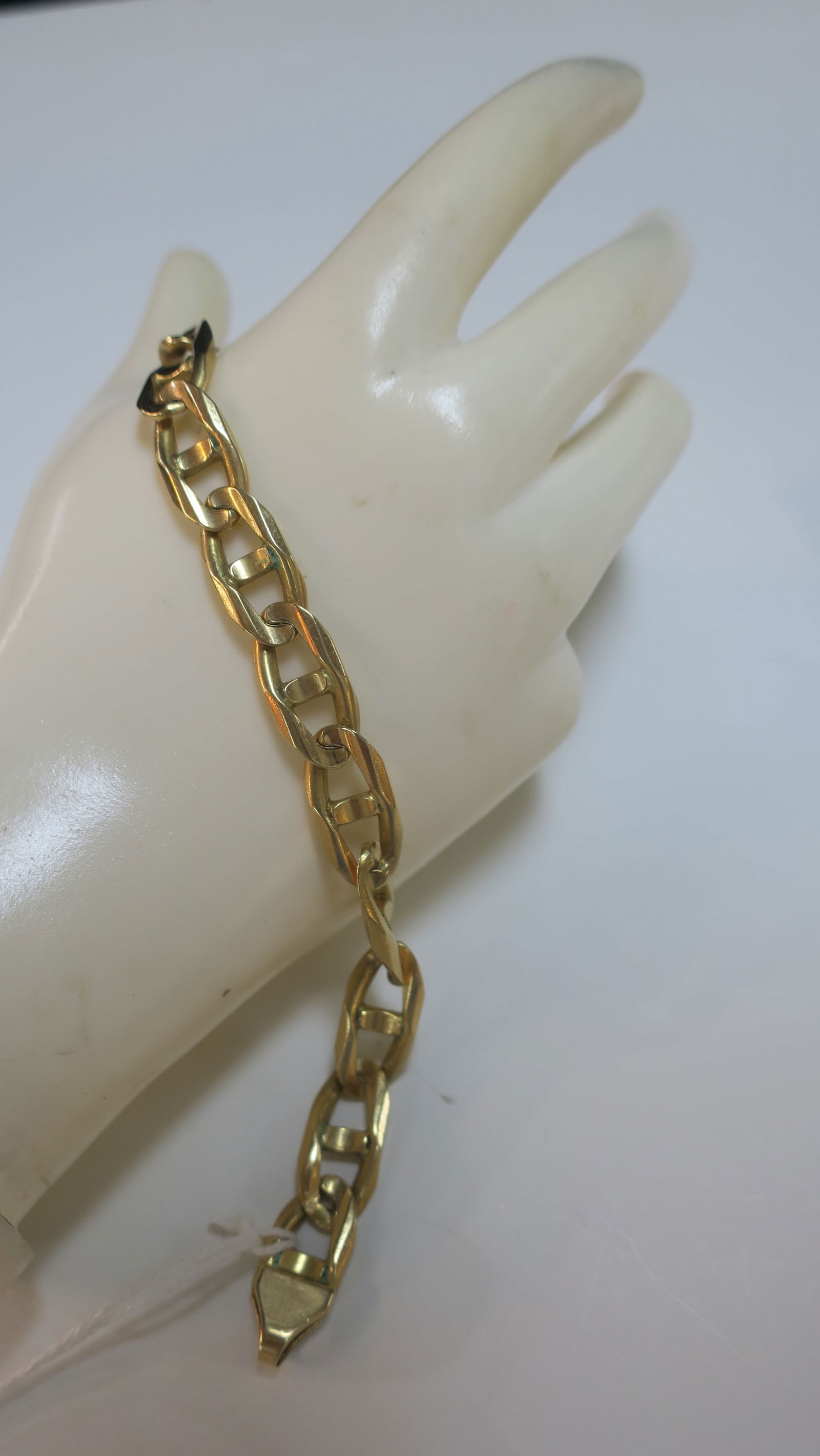 14KT Yellow Gold Italian Link Bracelet: (1 of 3)