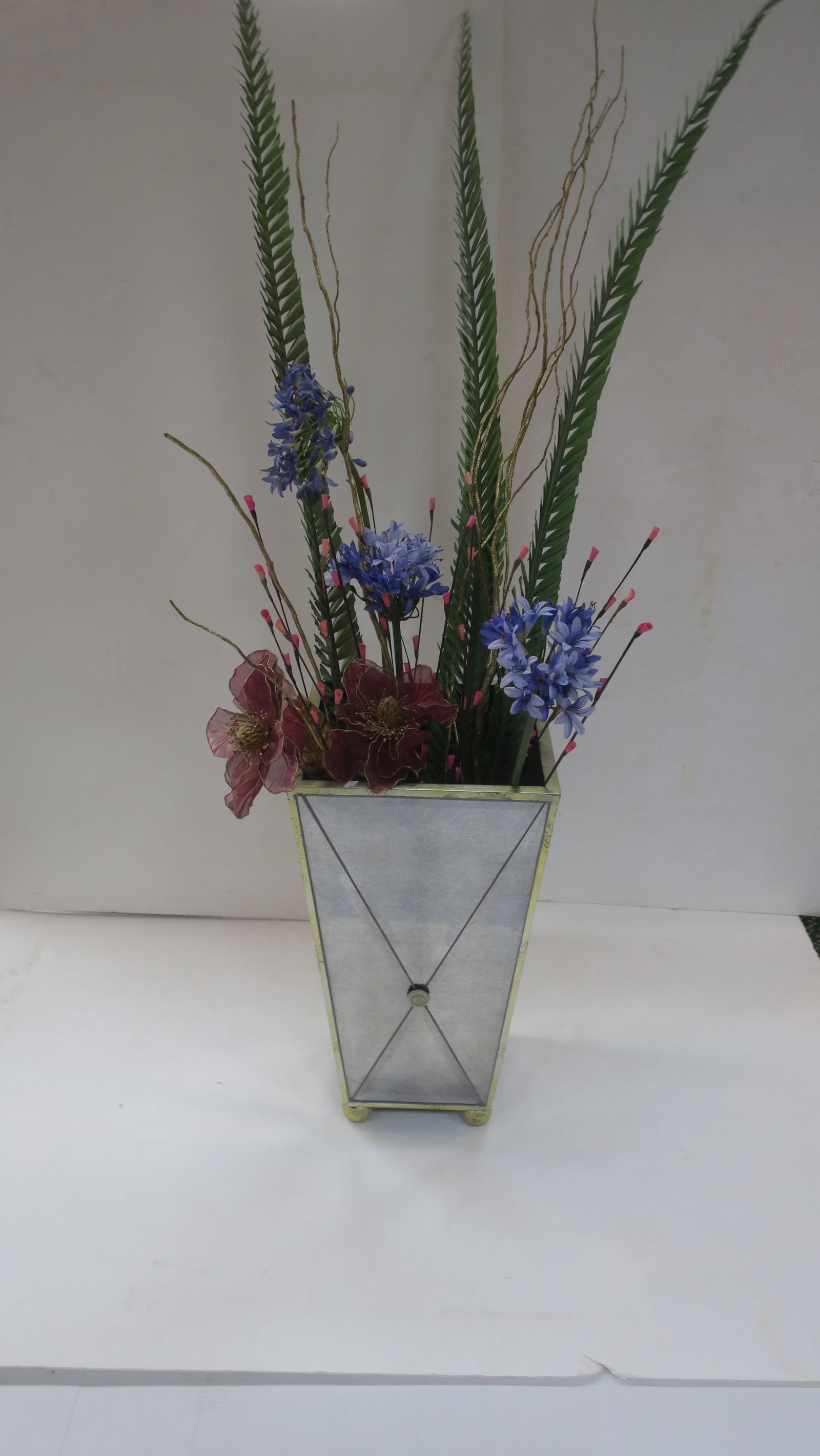 Decorative Mirrored Umbrella Stand: (1 of 3)