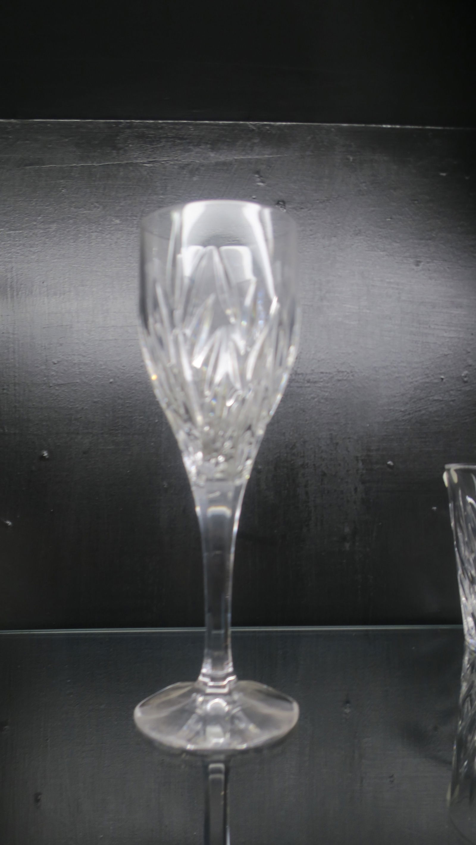 Eight GORHAM Crystal "STAR BLOSSSOM" Wines: (1 of 2)