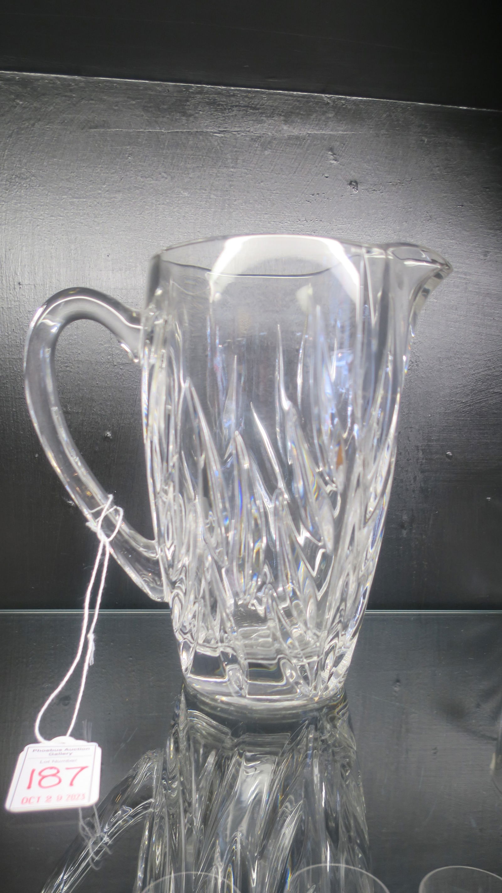 GORHAM Crystal "STAR BLOSSSOM" Water Pitcher: (1 of 1)