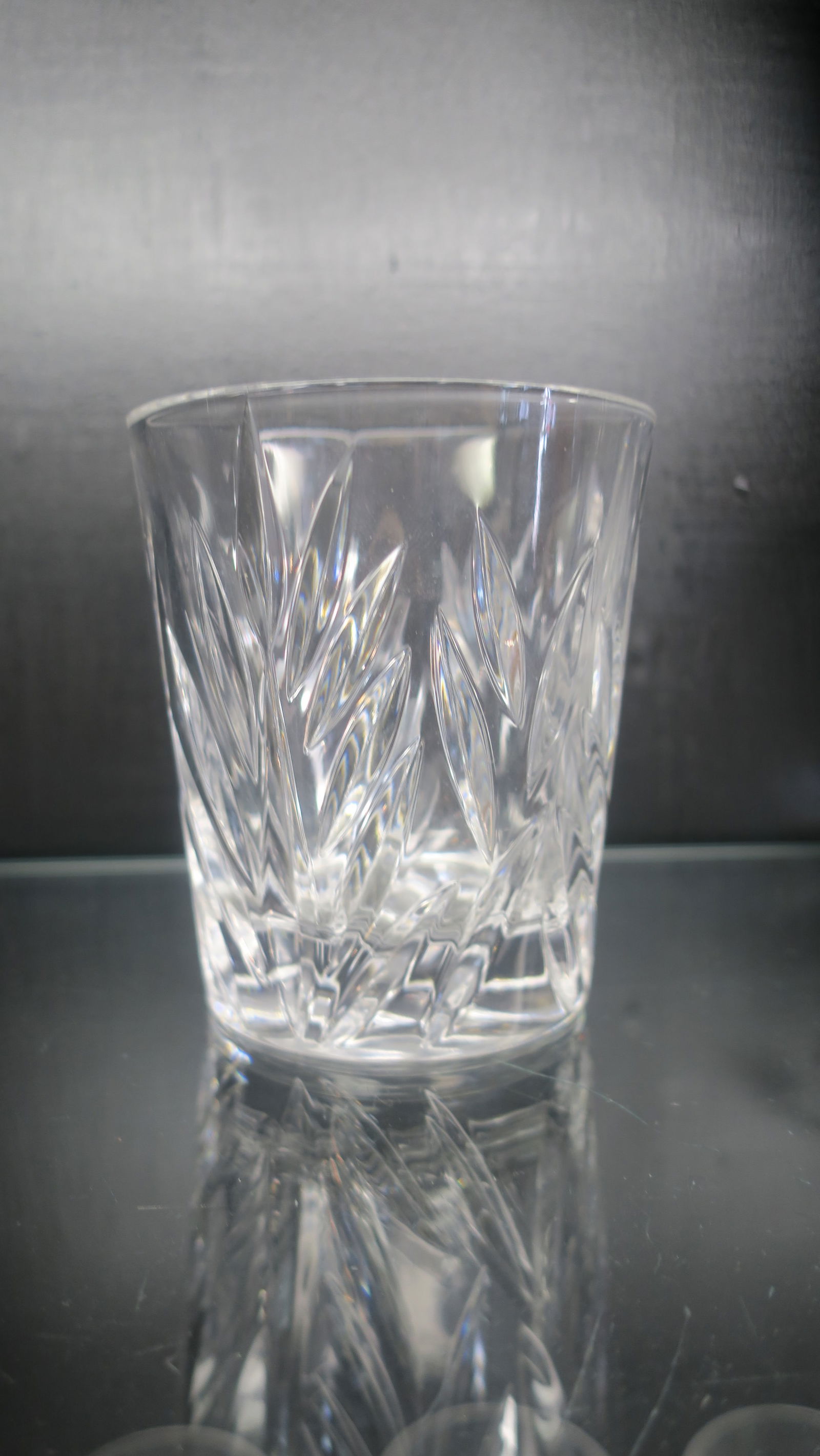 8 GORHAM Crystal "STAR BLOSSSOM" Double Old Fashion: (1 of 3)