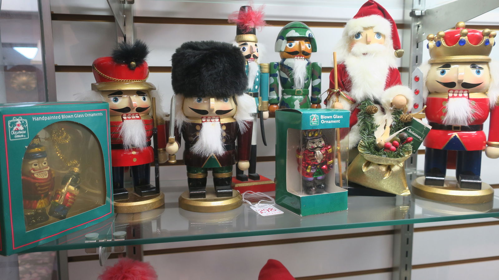 Six German Style Christmas Nutcrackers; 7"-1 " Tall: (1 of 3)