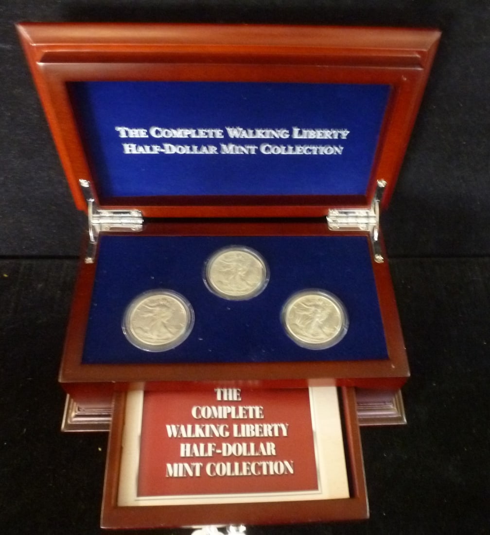 COMPLETE WALKING LIBERTY HALF-DOLLAR MINT COLLECTION: (1 of 3)