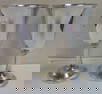 Two WALLACE Sterling Silver Water Goblets: