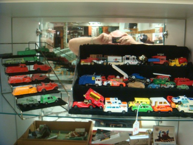 50 Plus Cars by Tootsie, Matchbox, Hot Wheels, Etc: 50 Plus Cars by Tootsie, Matchbox, Hot Wheels, Etc.: Cast Metal Painted Trucks, Autos, Ambulance, Dump Truck Including One Wooden One. (40-80)