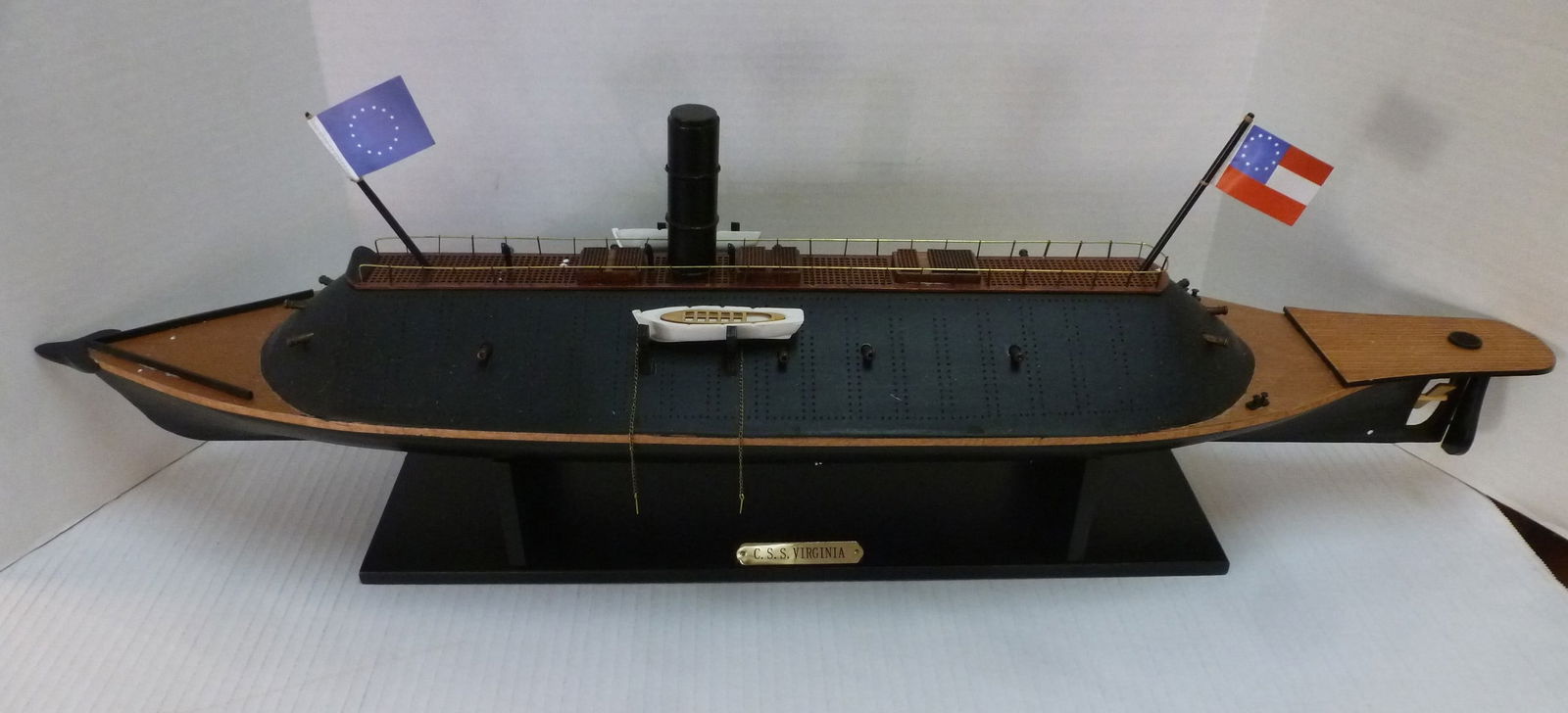 Detailed Museum Quality Model of CSS VIRGINIA: (1 of 8)
