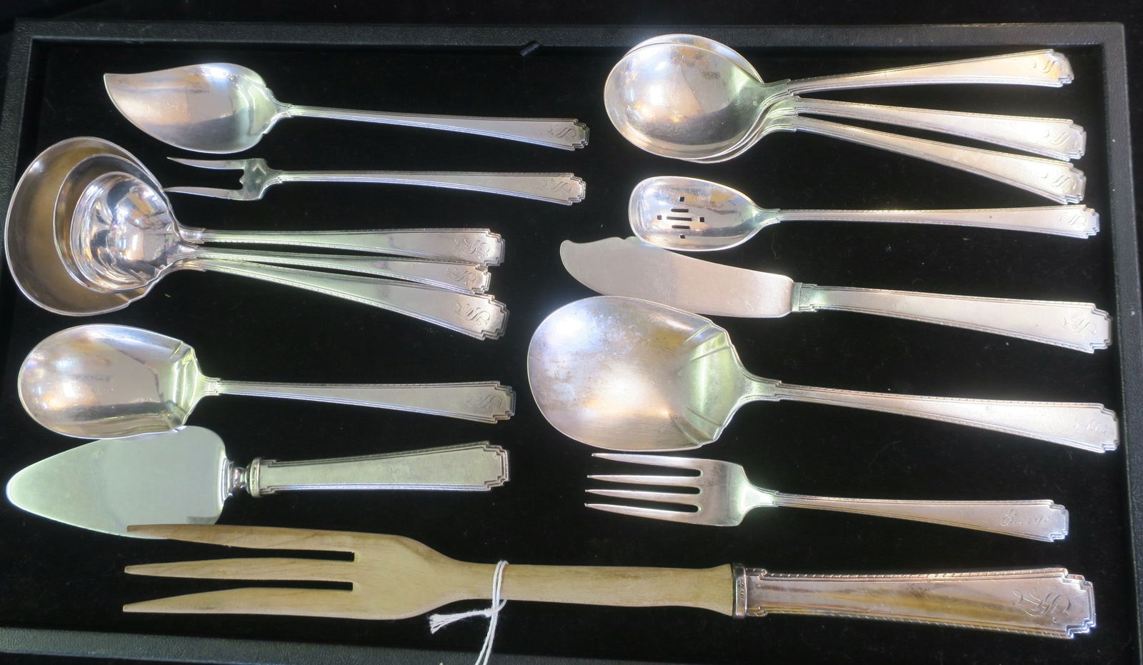 WALLACE "Rhythm" Sterling Assorted Flatware: (1 of 3)
