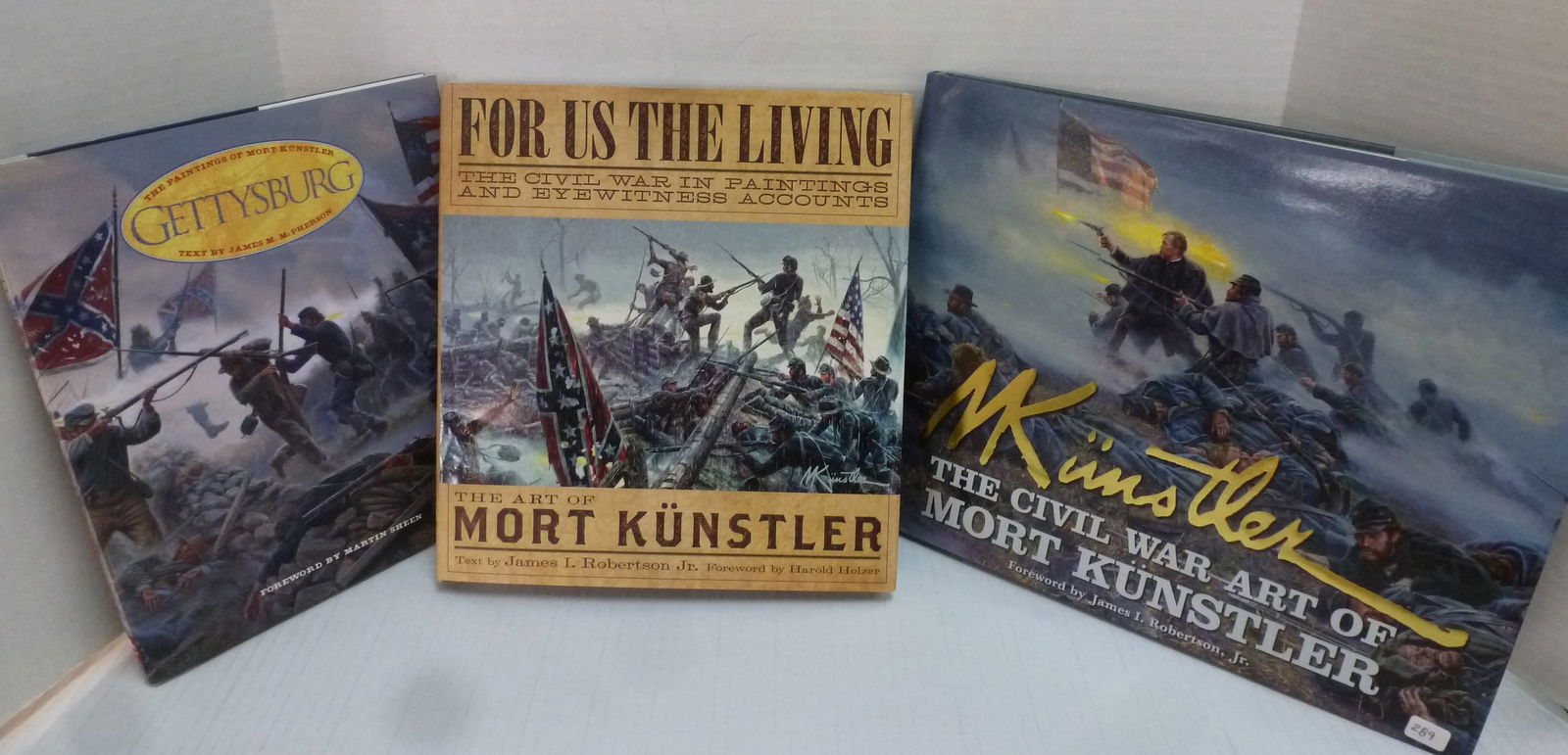 MORT KUNSTLER; Three Civil War Art Books: (1 of 3)