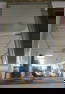 Mid-Century Modern Metal Framed Mirror: