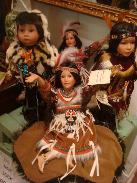 golden keepsake indian doll