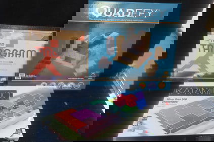 Executive Toys: Three Shapes Puzzles & Brain Teasers: