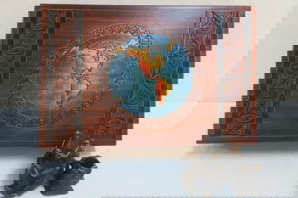 Two LEVENGER Pens, Refills, Pen Holder in Box: