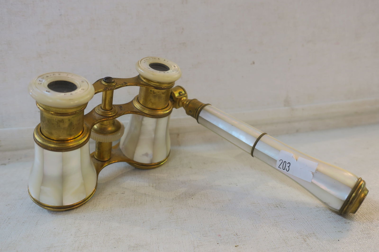 Lemaire Paris Mother of Pearl Opera Glasses: (1 of 3)