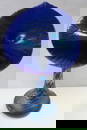 Signed CORREIA JIP Cobalt Blue Hand-blown Glass Vase: