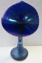 Signed CORREIA JIP Cobalt Blue Hand-blown Glass Vase: