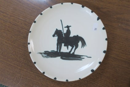 PICASSO Picador Earthenware Clay Madeira Plate: