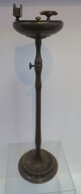 TIFFANY STUDIOS Bronze Adjustable Ash Stand: