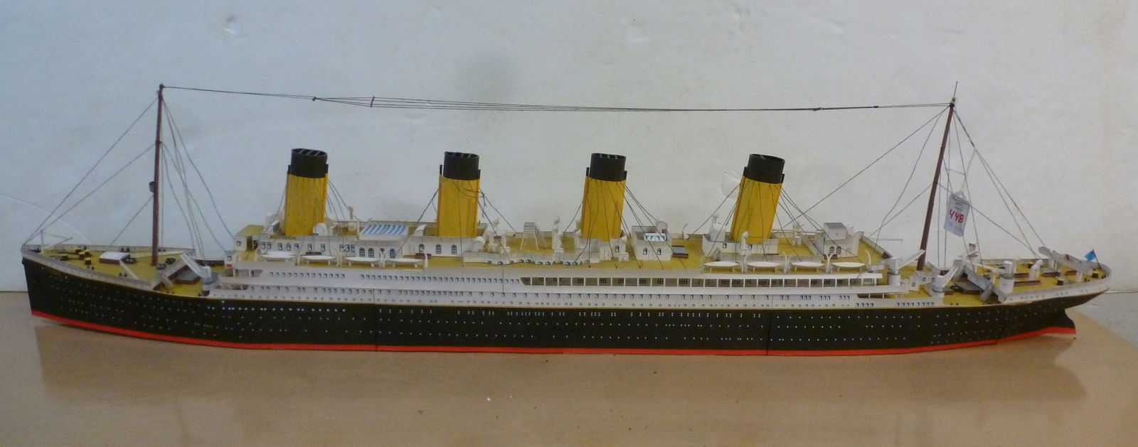 Papercraft Model of White Star TITANIC, 1/250 Scale: (1 of 8)